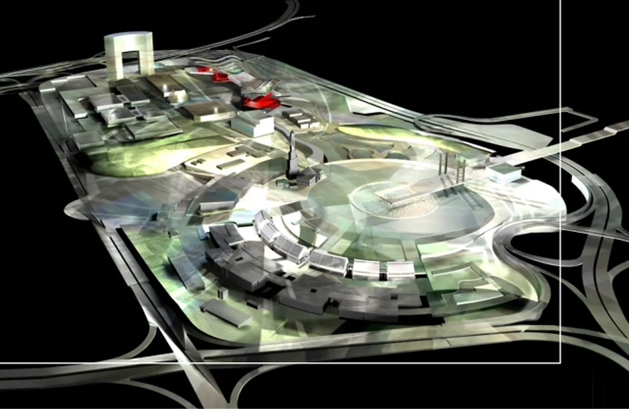 Tehran international exhibition site planning